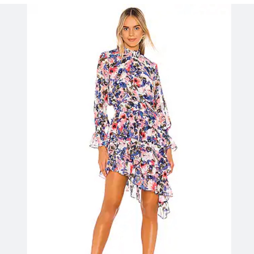 Misa Los Angeles X REVOLVE Los Angeles Savanna Dress in Tie Dye Floral